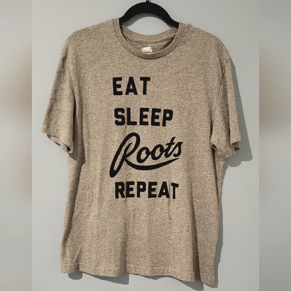 Roots Other - Roots. Gray Men's T-Shirt.